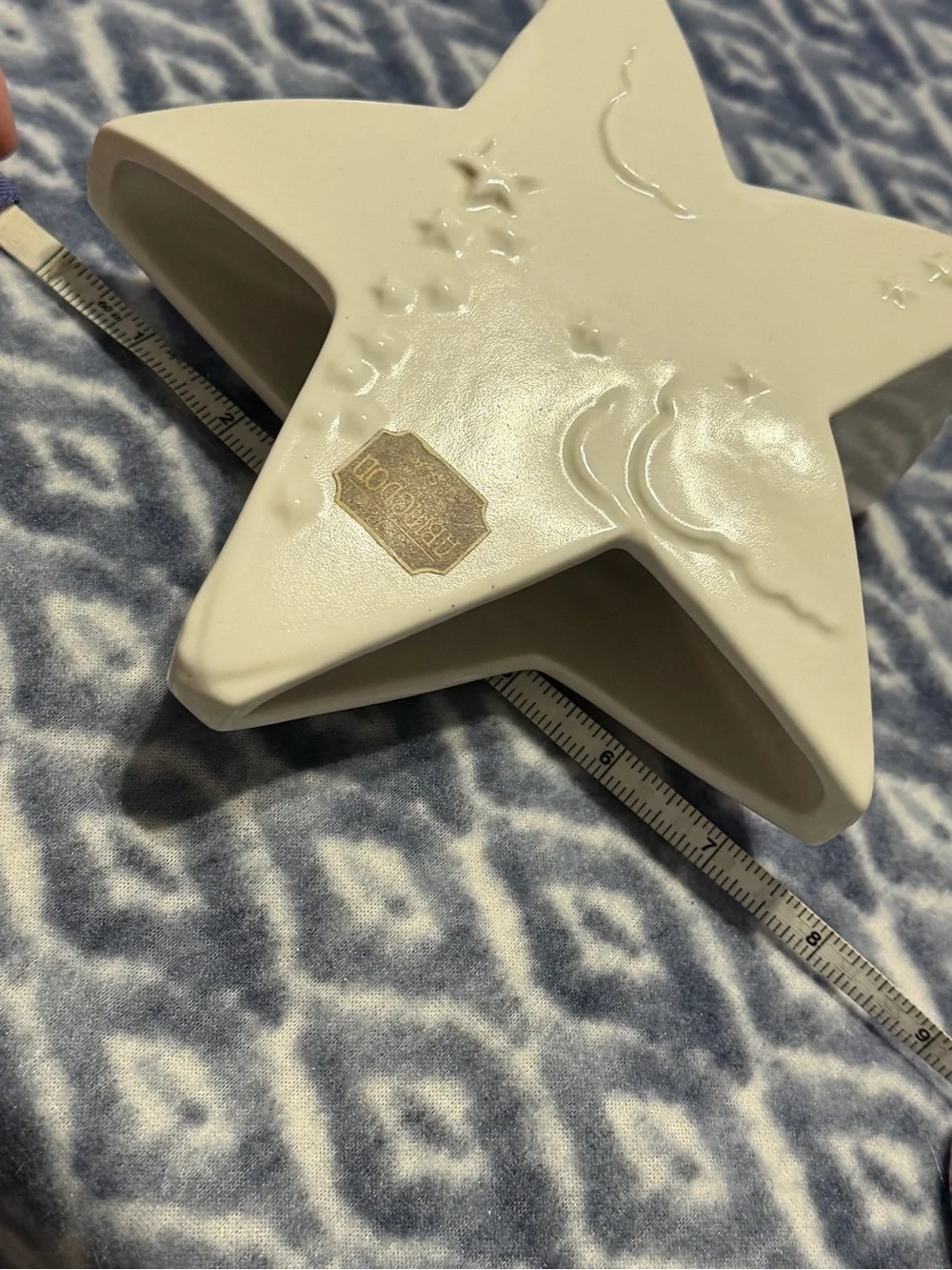 Abingdon Ceramic Star Planter Vase “Star with Galaxy” #463